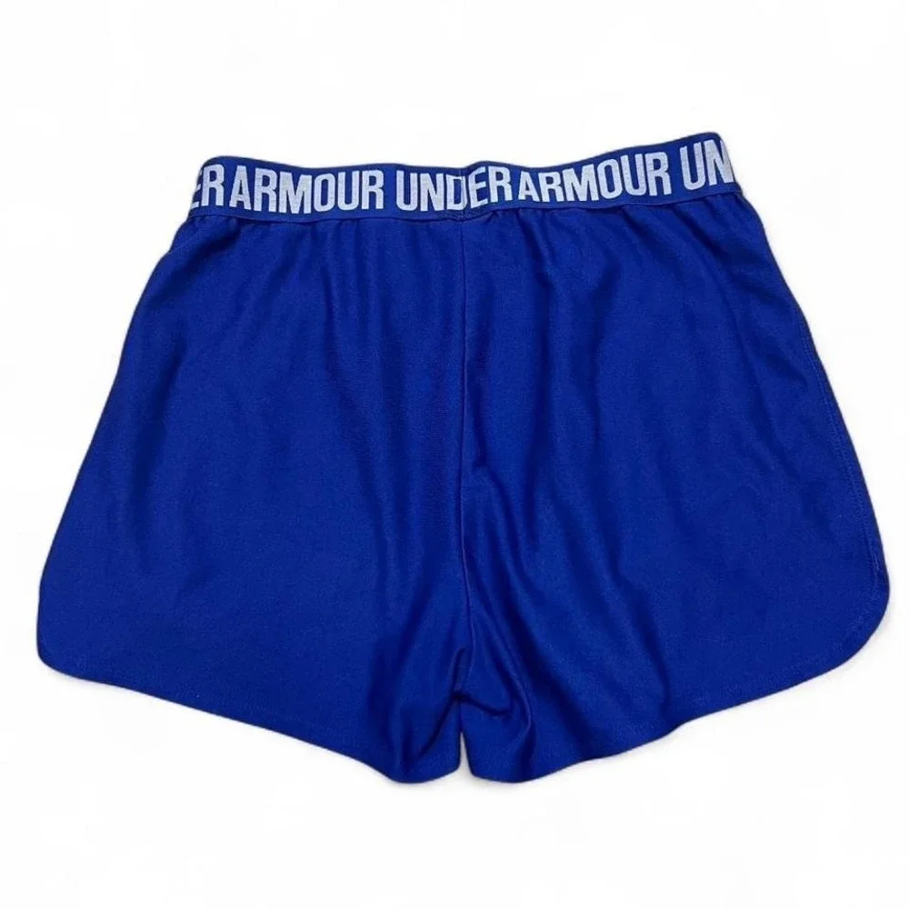 Under Armour Royal Blue White Shorts Women's Small Activewear‎ Fitness